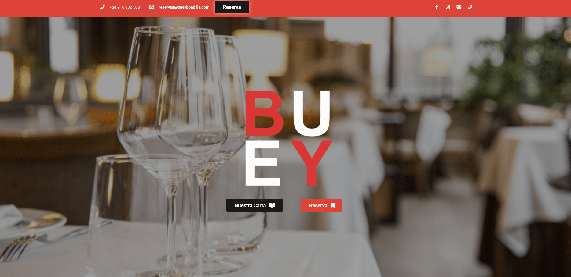 pagina web de restaurantes